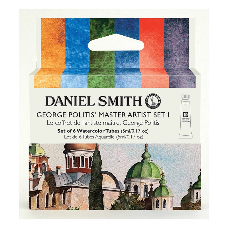 Набор акварели Daniel Smith George Polit's Master Artist Set I, 6 цветов, тубы