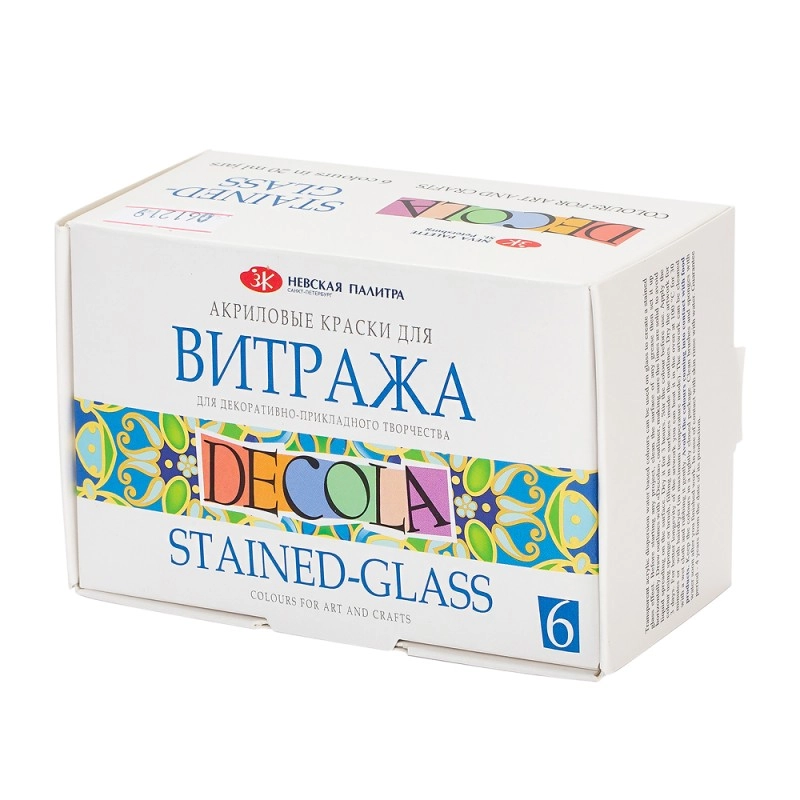 Краска акриловая для витража 