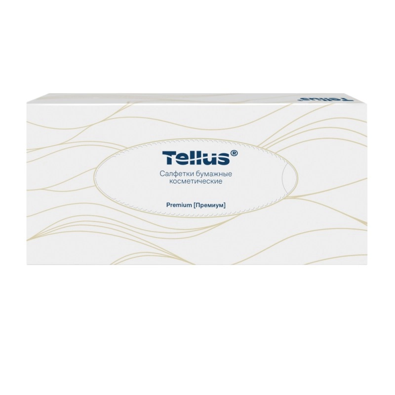 Салфетки косметические Tellus Премиум, 100шт./уп., FT1