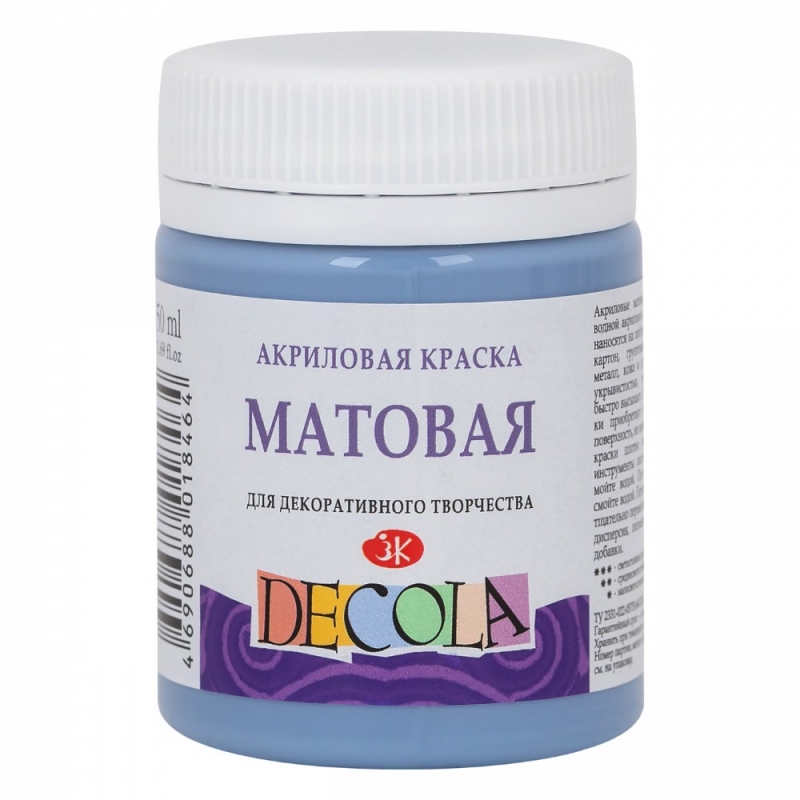 Краска акриловая матовая 
