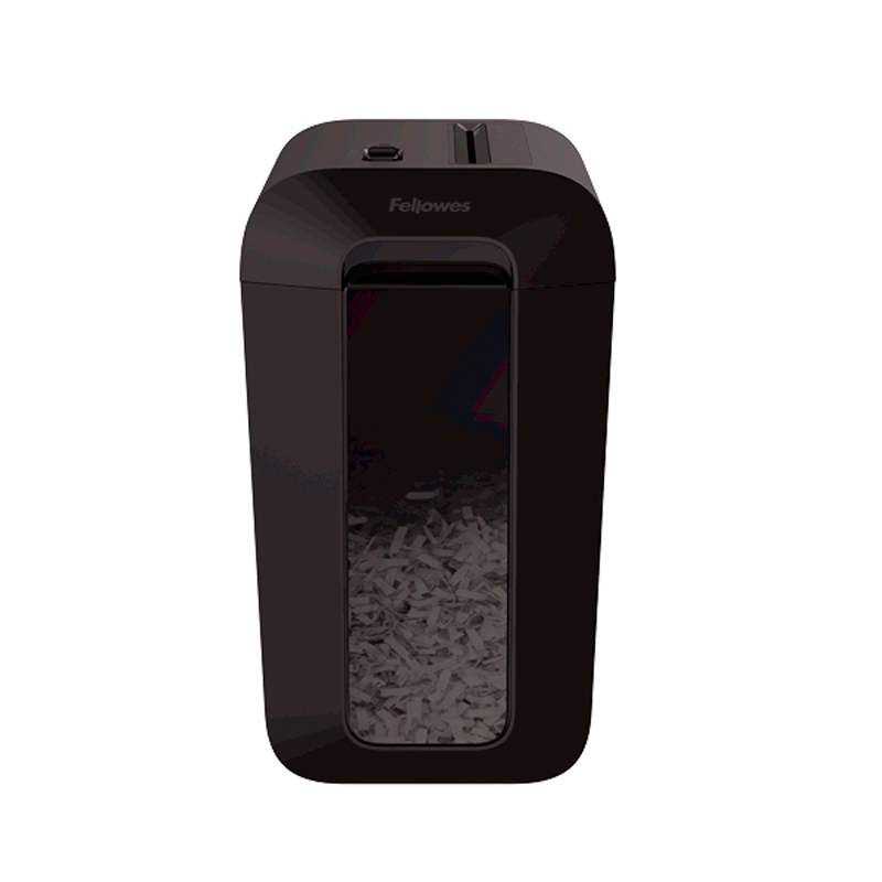 уничтожитель Fellowes® Powershred® LX65 (DIN P-4, 4х40мм, 10лст., 22лтр., SafeSense™, скобы/скрепки/пл.карты)