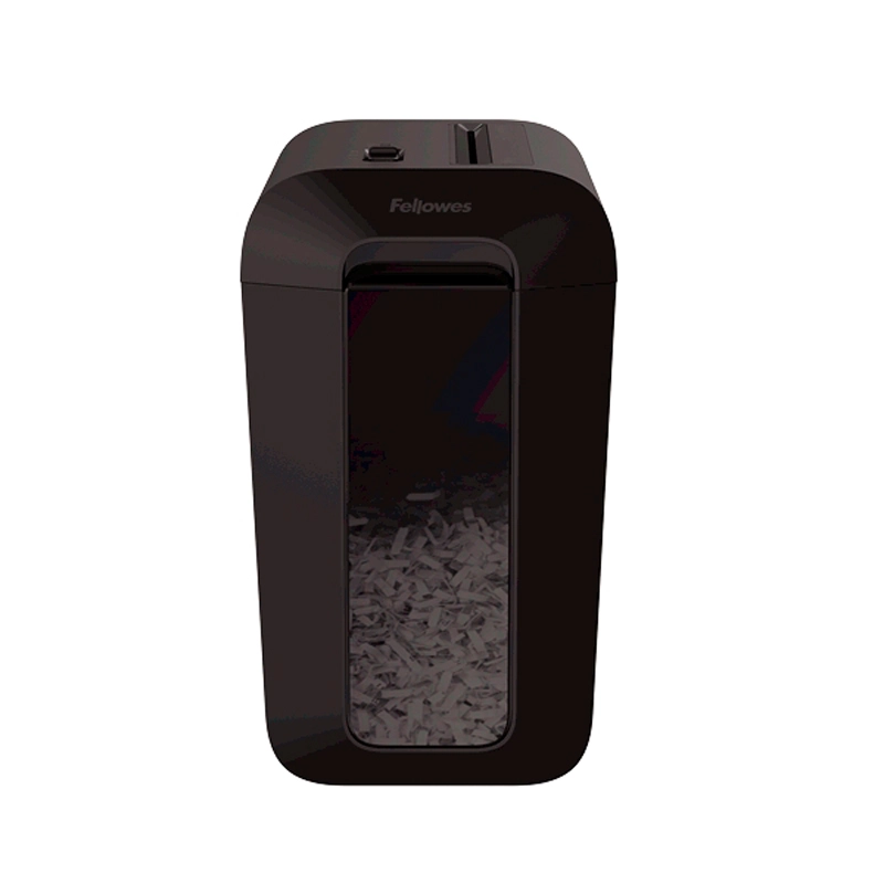 уничтожитель Fellowes® Powershred® LX65 (DIN P-4, 4х40мм, 10лст., 22лтр., SafeSense™, скобы/скрепки/пл.карты)