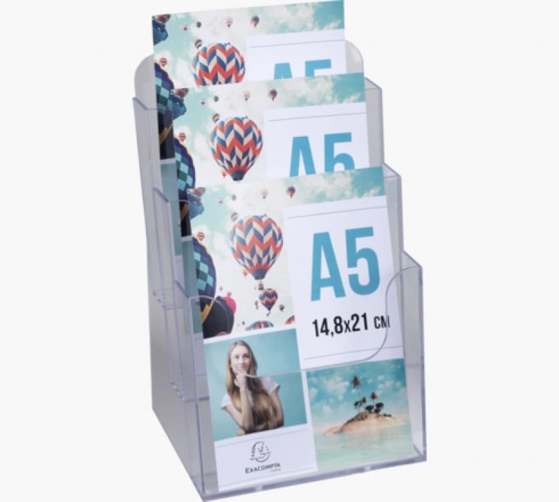 Стойка информац., настольн., A5, вертик. 