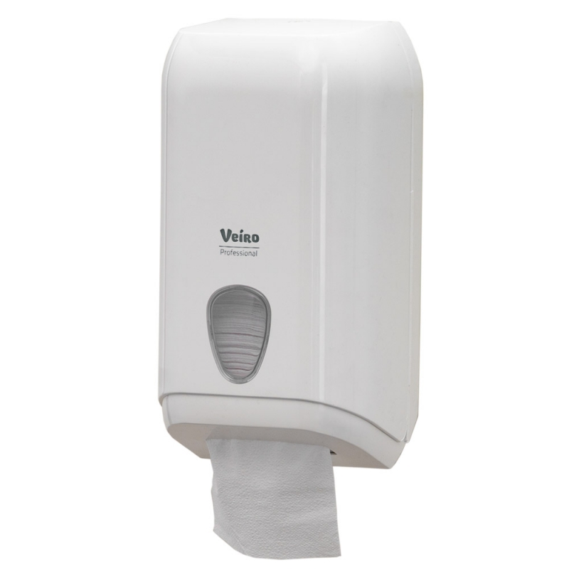 Диспенсер  VEIRO Professional L-ONE для туалетной бумаги листовой, белый