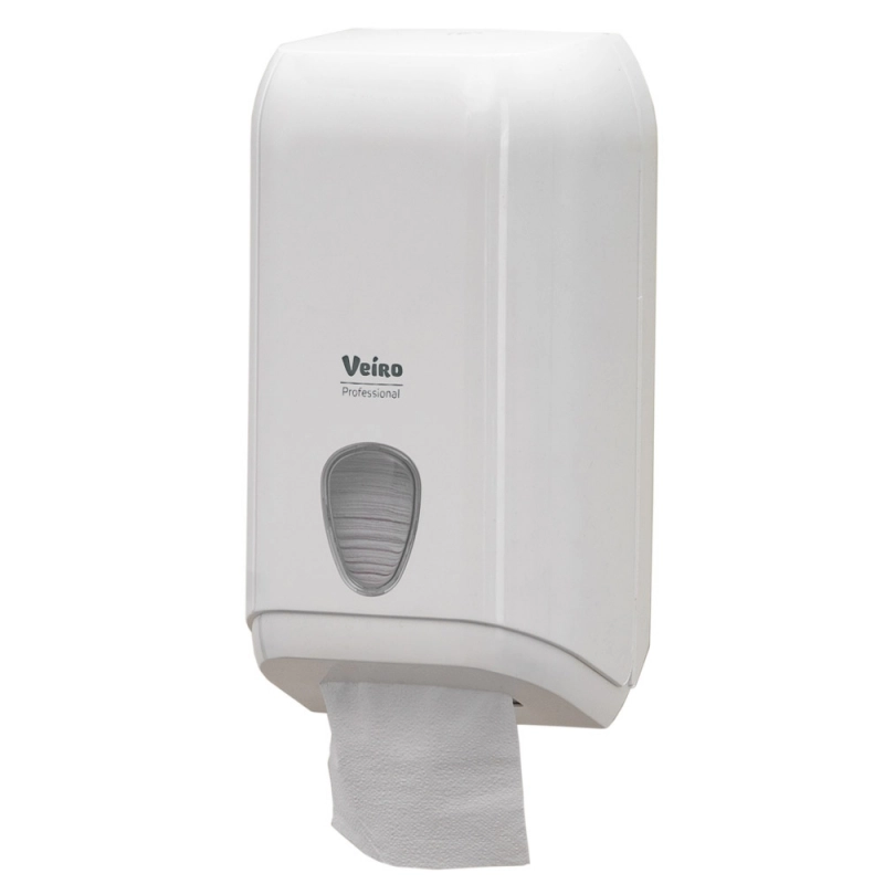 Диспенсер  VEIRO Professional L-ONE для туалетной бумаги листовой, белый