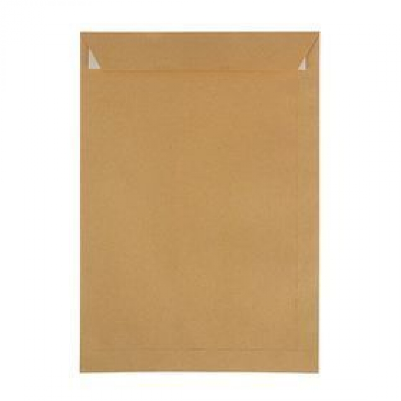 конверт 229*324, С4 силикон., крафт коричн. 25шт.