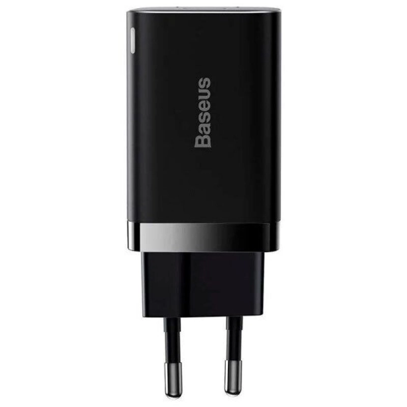 Сетевое зарядное устройство Baseus CCSUPP-E01 Super Si Pro Quick Charger C+U 30W EU Black