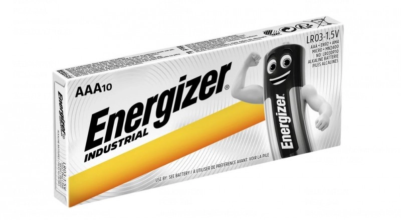 бат_гальв. эл-т щел. (алкал.) 1,5 V  LR03 (AAA)  10шт. Energizer Industrial