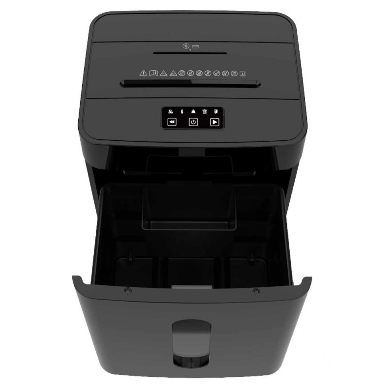 Уничтожитель TPPS EFM208D (P-5, 2.5*12mm, до 8л.80гр/9 л.70гр/м., 25 литров, банк.карты, диски, скобы, раб.цикл 10мин.)
