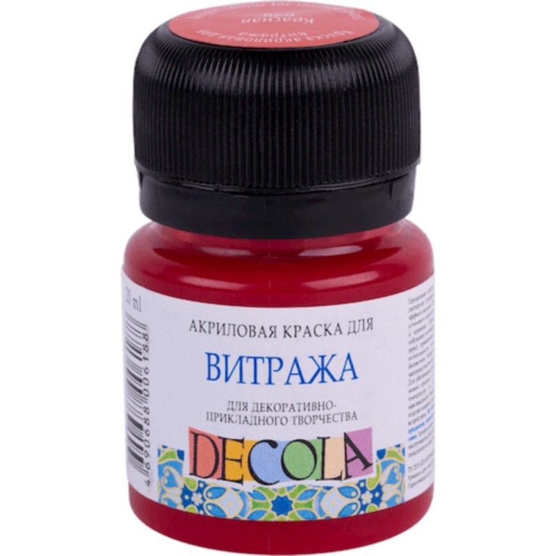 Краска акриловая для витража 