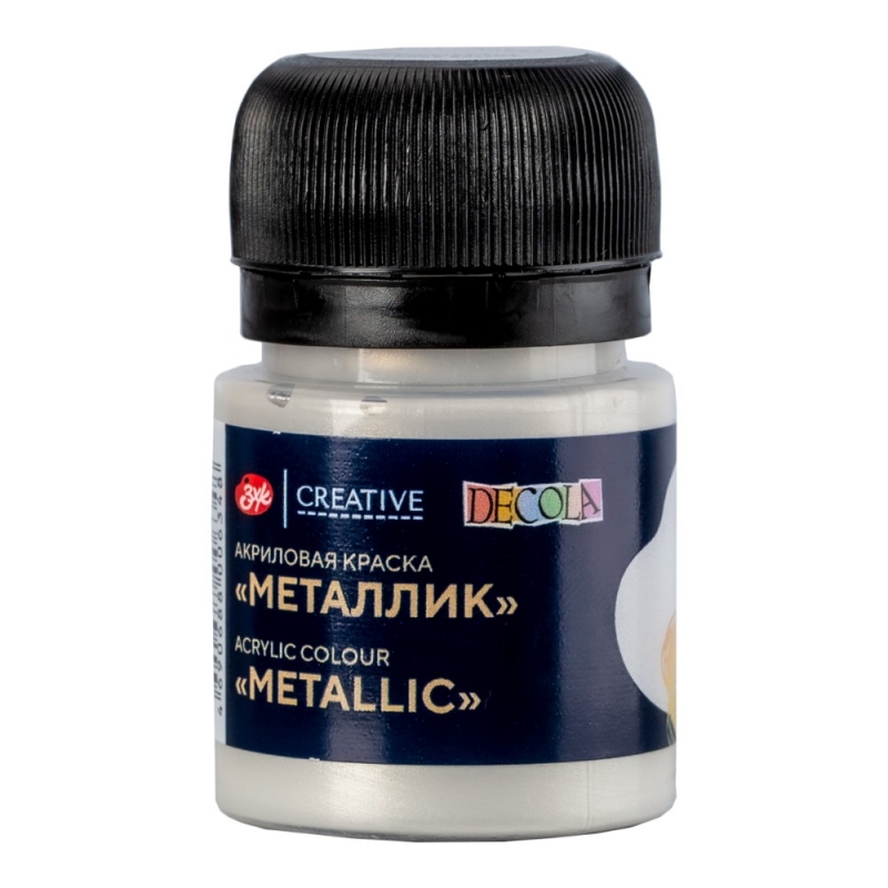 Краска акриловая металлик 