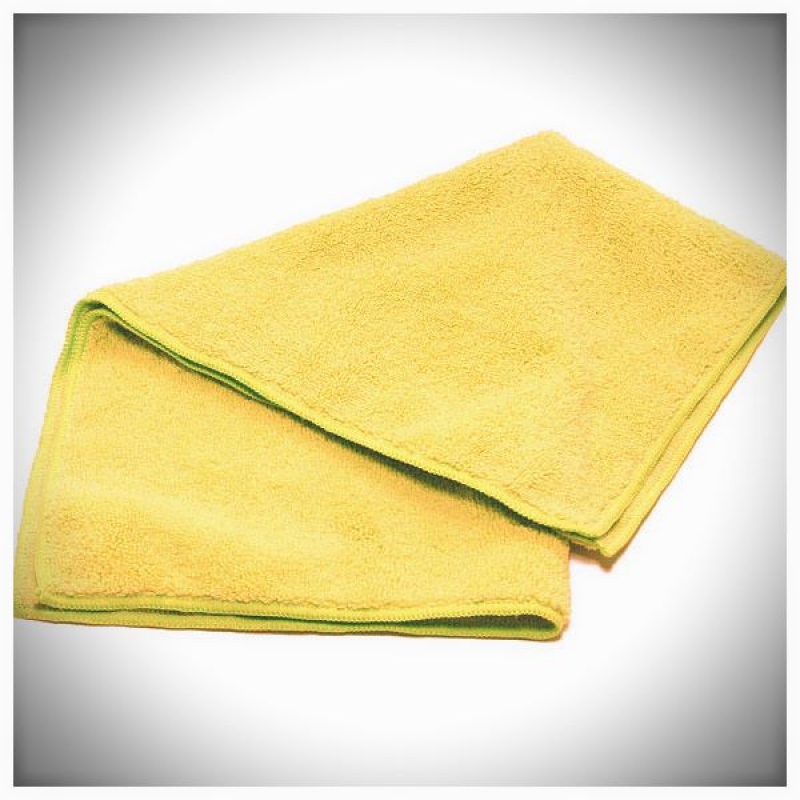 Салфетка из микроволокна, 220г/м2, 25*25см, желтый, 3шт/упак