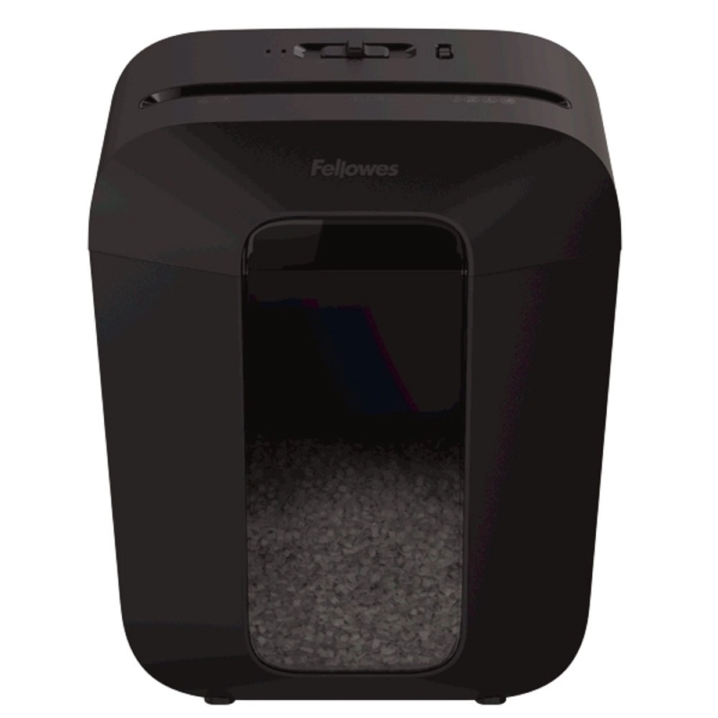 Уничтожитель Fellowes® PowerShred® LX41, DIN P-4, 4х12мм, 8лст., 17лтр.,уничт.: скобы,скр., пл.карты,