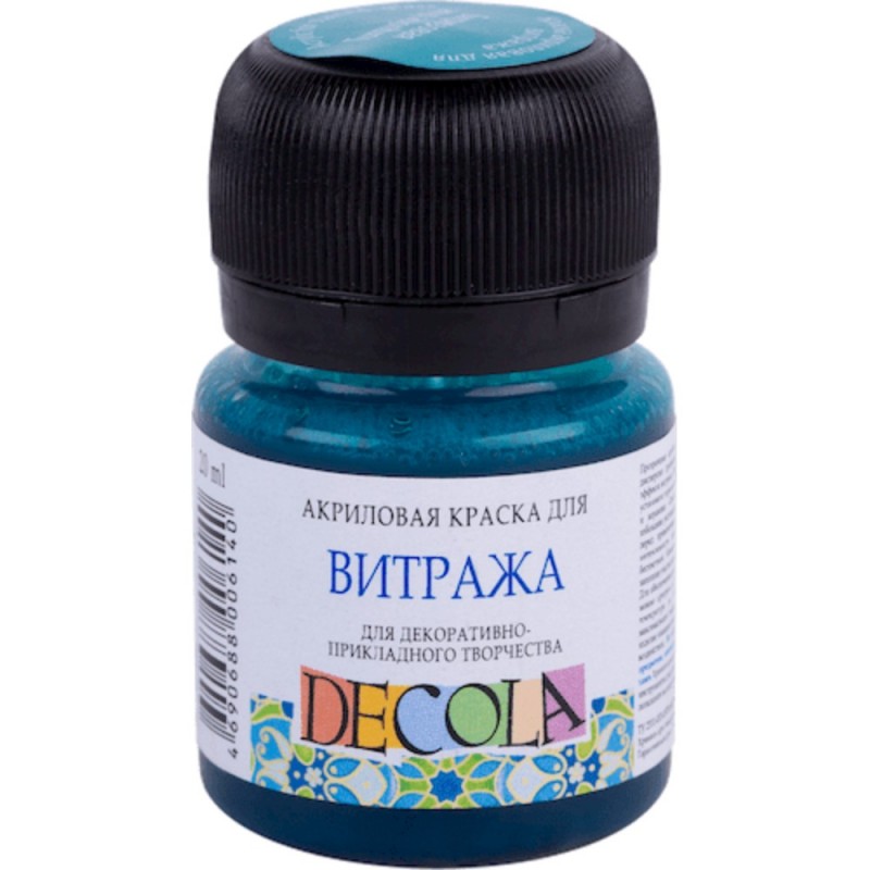 Краска акриловая для витража 