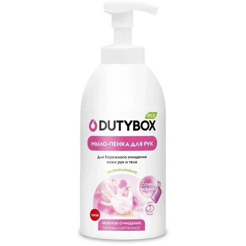 Мыло-пена Dutybox Bubble gum экологичное 500 мл