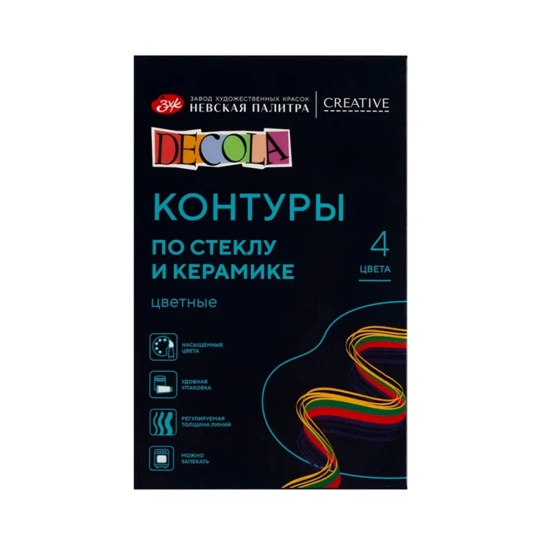 Контур акриловый для стекла и керамики 