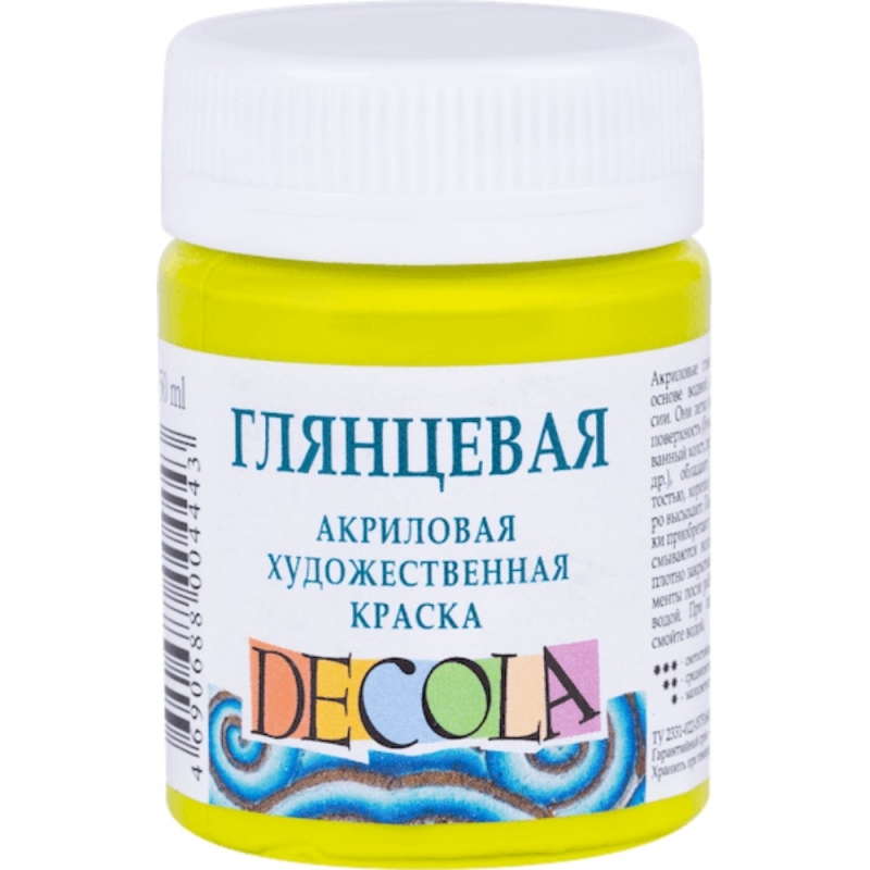 Краска акриловая глянцевая 