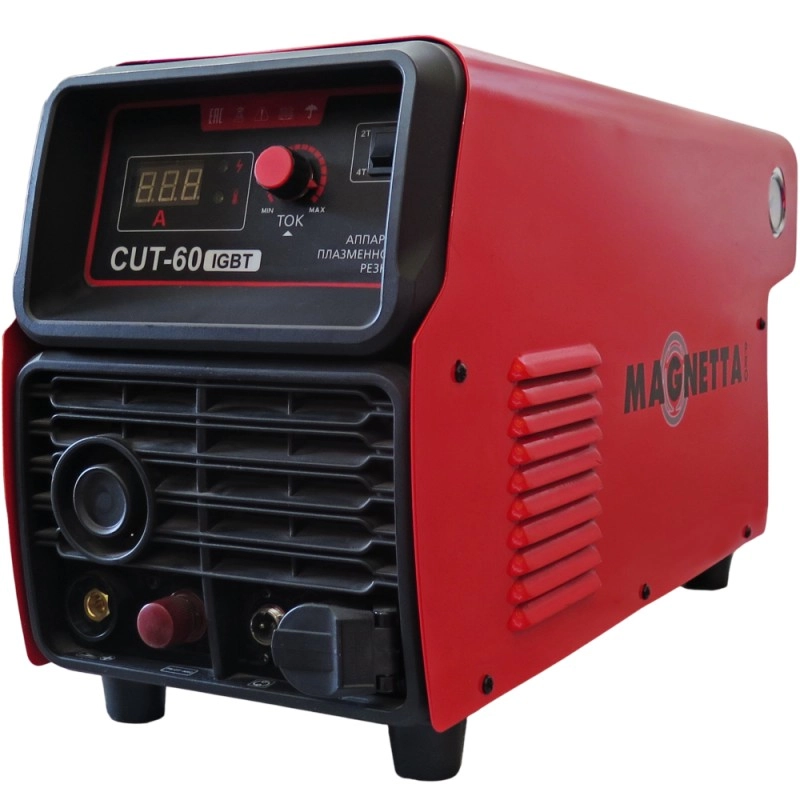 Аппарат сварочный инверторный плазменной резки Magnetta CUT-60 LED  20-60 A, толщина реза до 20 мм