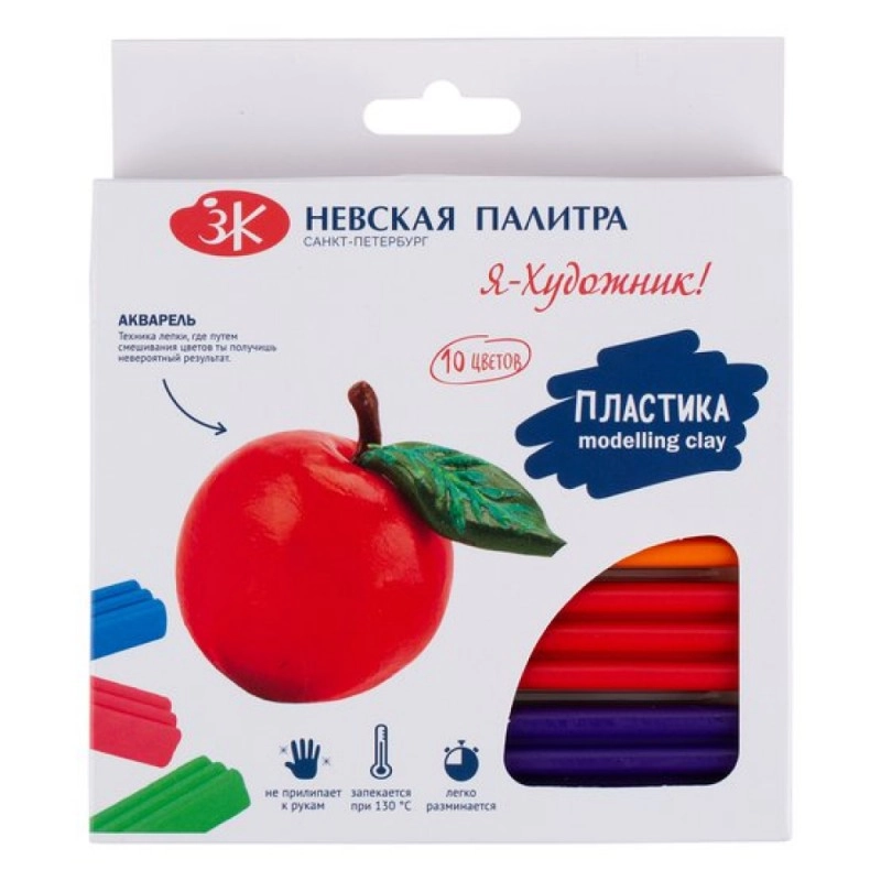 Глина д/моделирования 10 шт. 