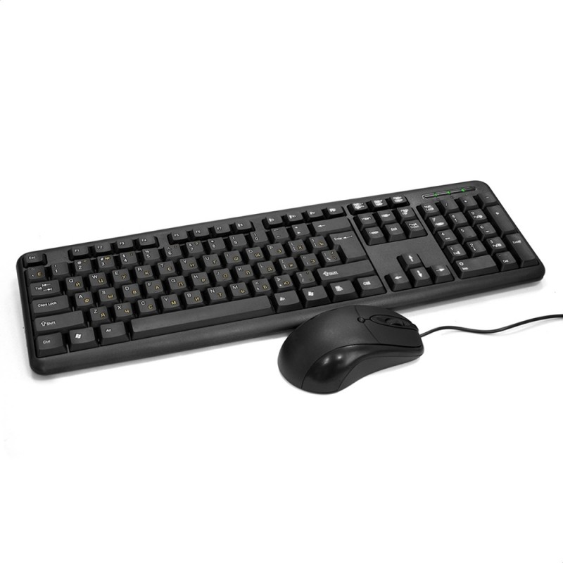 комп. клавиатура+мышь (проводные) ExeGate Professional Standard Combo MK120-OEM, черный
