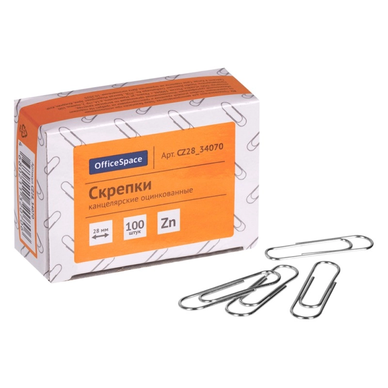 Скрепки 28 мм 