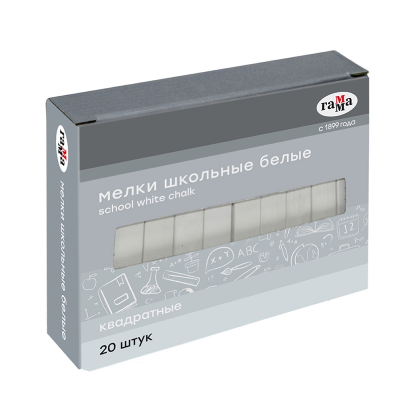 Мелки д/доски 20 шт. 