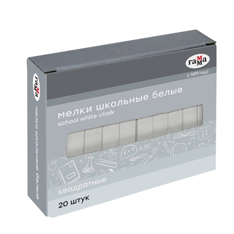 Мелки д/доски 20 шт. 