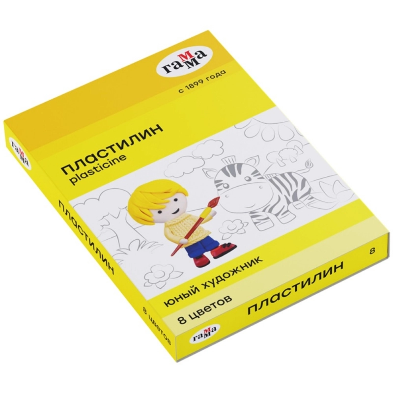 Пластилин для детской лепки 8 цв. 