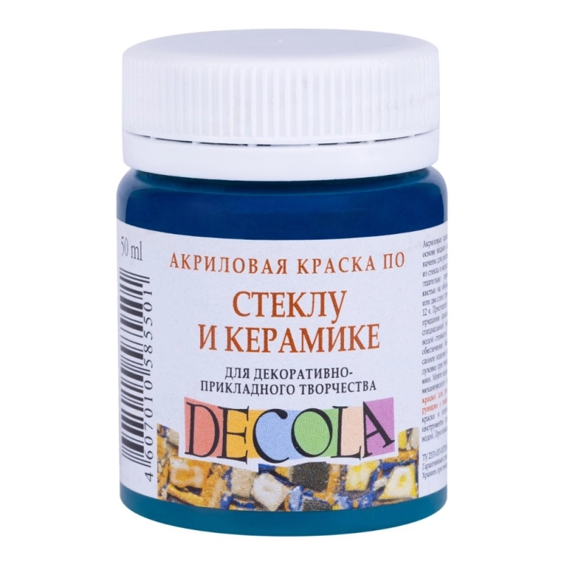 Краска акриловая по стеклу и керамике 