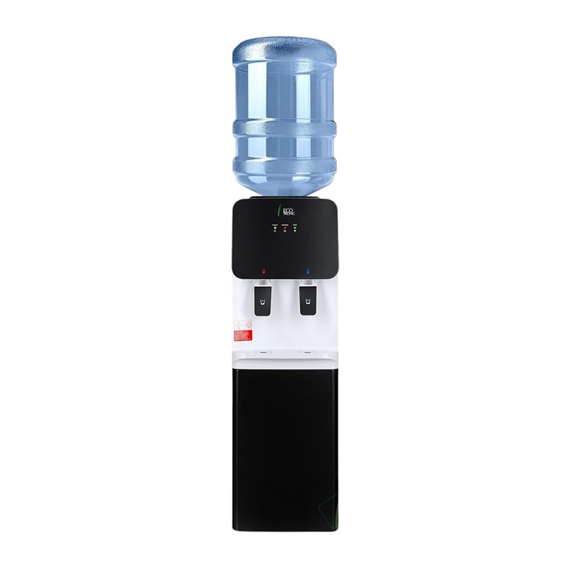 Кулер для воды Ecotronic J1-LCE XS (черный/белый) охлаждение, нагрев, со шкафчиком 7 л