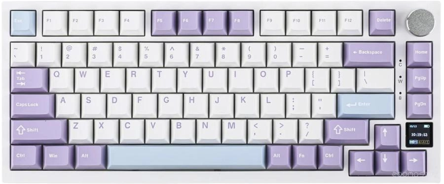 Клавиатура Ajazz AK820 PRO Gift Switch (фиолетовый/белый/синий)
