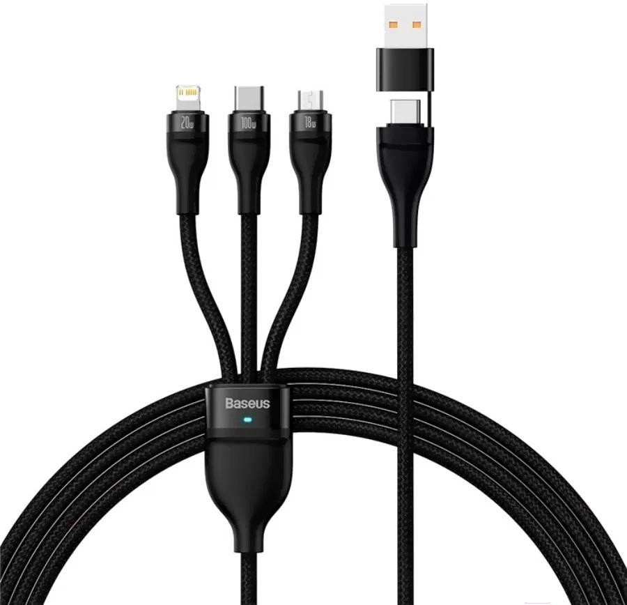 Кабель Baseus Flash Series II 1.2m Black (CASS030101)