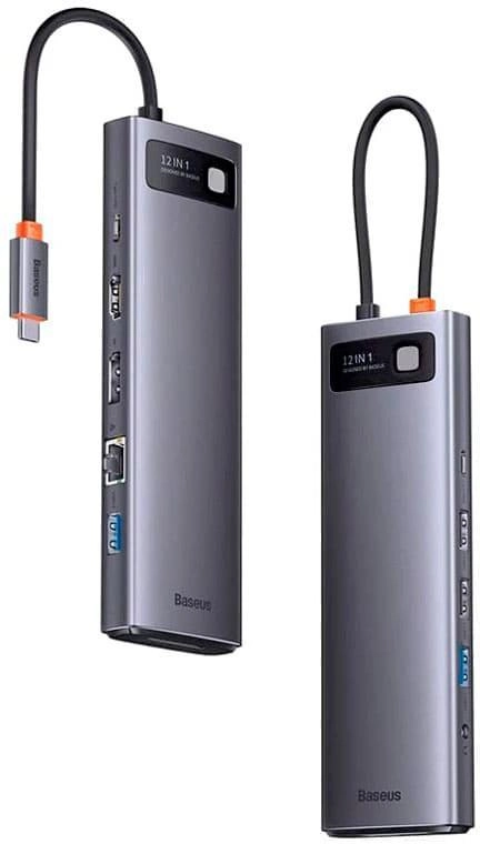 Док-станция Baseus Metal Gleam Gray (WKWG020213)