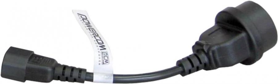Переходник PowerCom SCUT IEC-320 C14 to Socket Type-F 250V 10A