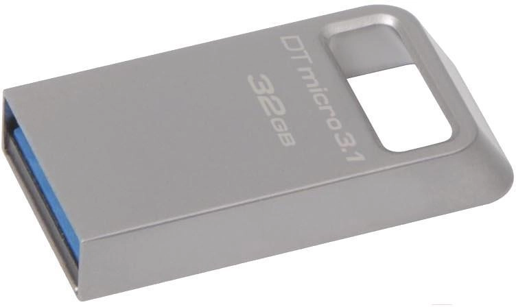 USB Flash-накопитель Kingston DataTraveler Micro 128Gb серебристый (DTMC3G2/128GB)