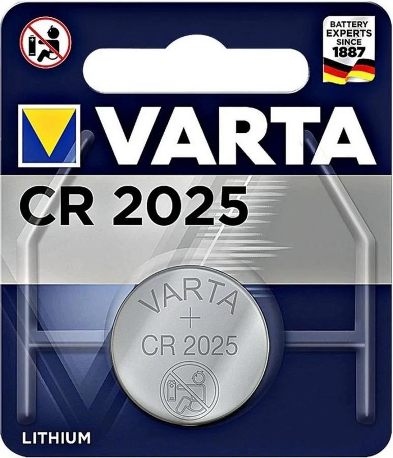 Батарейка Varta Professional Electronics LITHIUM CR2025 3V 1BP 1pcs/Pack (6025101401)