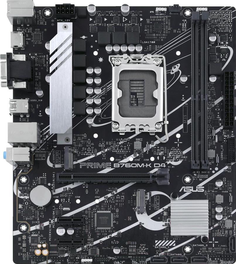 Материнская плата ASUS Prime B760M-K D4 DDR4