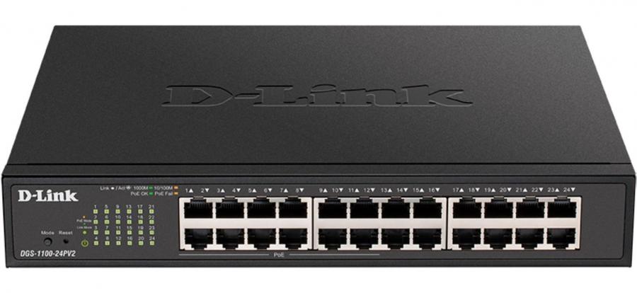Коммутатор D-Link DGS-1100-24PV2/A3A