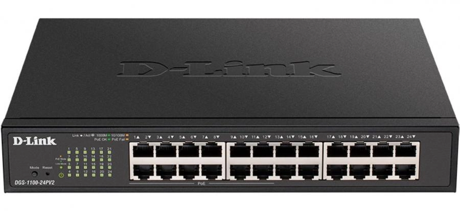 Коммутатор D-Link DGS-1100-24PV2/A3A