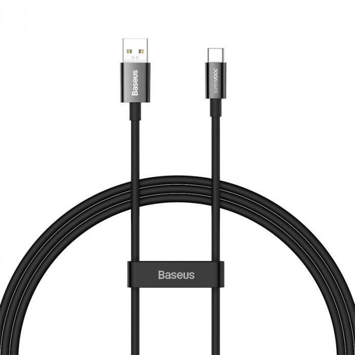 Кабель Baseus Superior Supervooc 1m Black (CAYS000901)