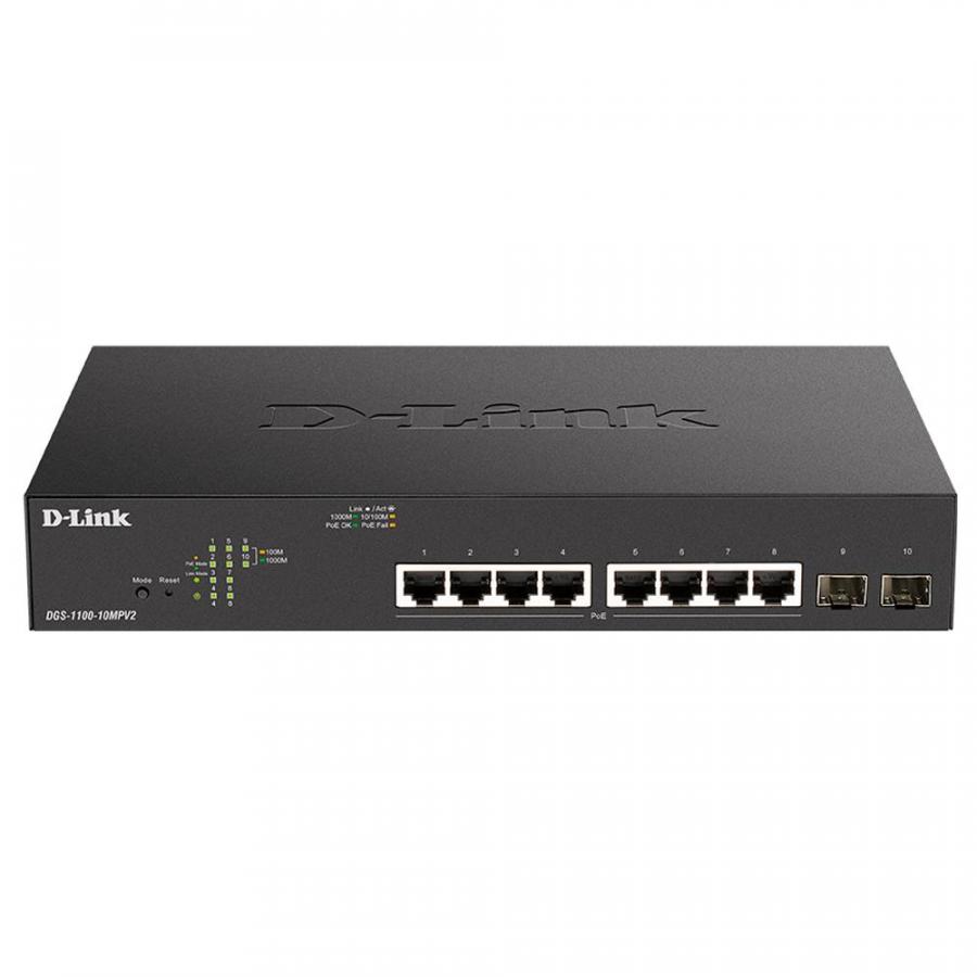 Коммутатор D-Link DGS-1100-10MPV2/A3A