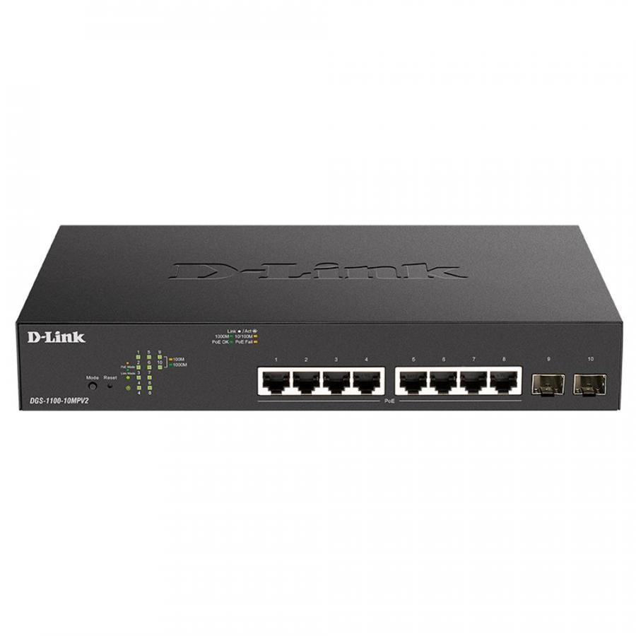 Коммутатор D-Link DGS-1100-10MPV2/A3A