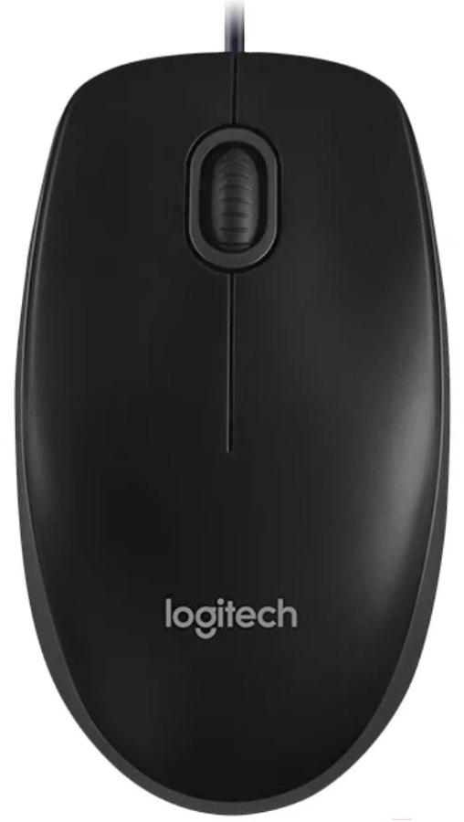 Мышь Logitech B100 черный (910-006605)
