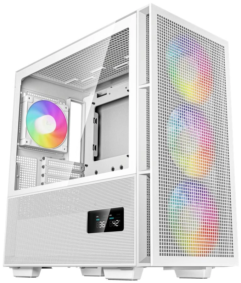 Корпус DeepCool CH560 Digital WH ATX без БП белый (R-CH560-WHAPE4D-G-1)