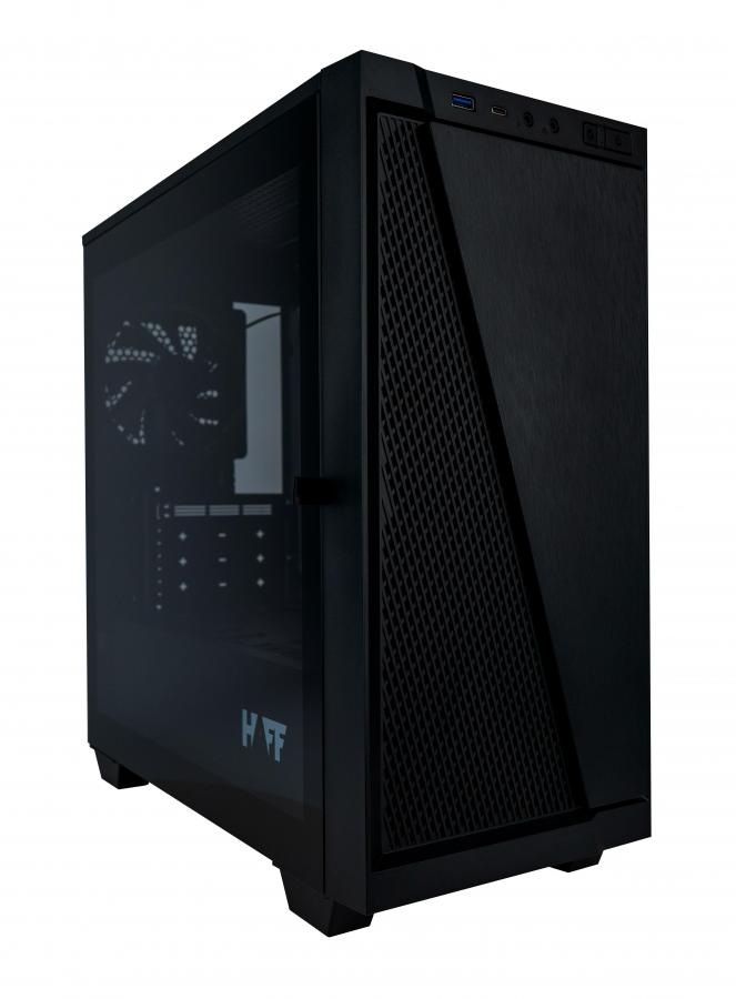 Корпус HAFF Bind mATX без БП черный