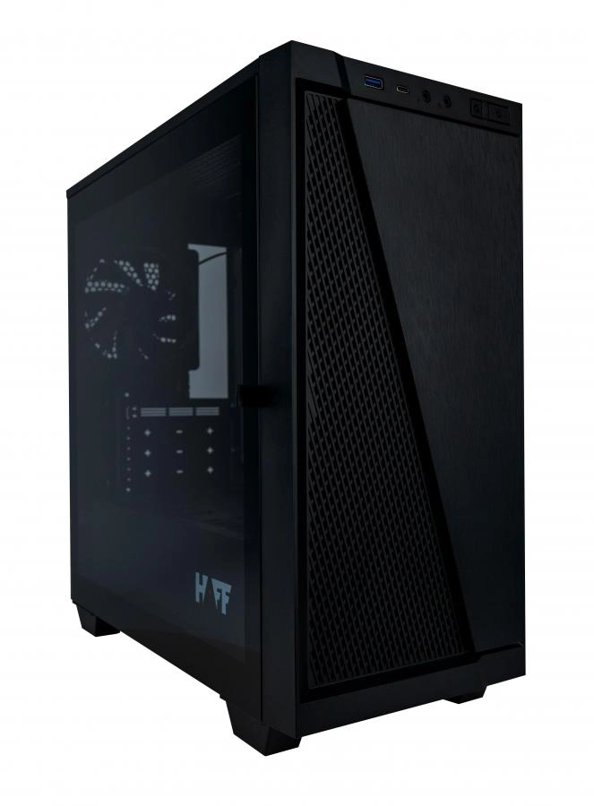 Корпус HAFF Bind mATX без БП черный