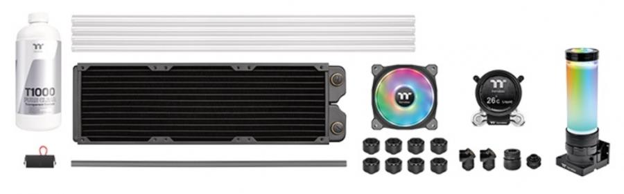 Система жидкостного охлаждения для процессора Thermaltake Pacific CLM360 Ultra Hard Tube Liquid Cooling Kit (CL-W335-CU12SW-A)