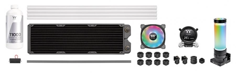 Система жидкостного охлаждения для процессора Thermaltake Pacific CLM360 Ultra Hard Tube Liquid Cooling Kit (CL-W335-CU12SW-A)