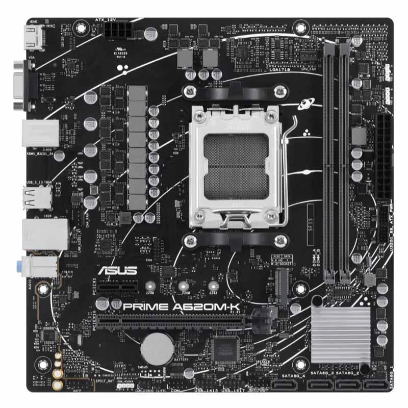 Материнская плата ASUS Prime A620M-K (90MB1F40-M0EAY0)