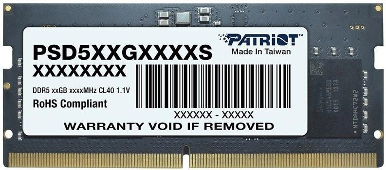 Оперативная память Patriot Signature Line 8GB DDR5 (PSD58G560041S)